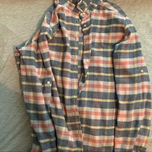 Long sleeved button up flannel